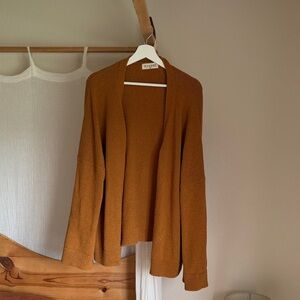 Bohme Rust Open-Front Cardigan